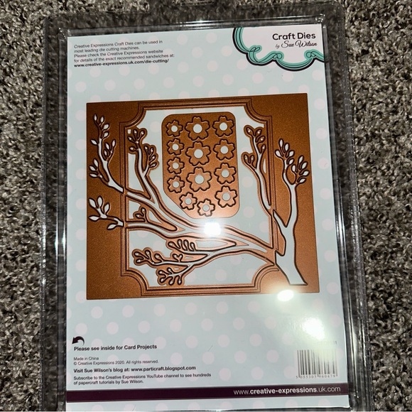 Creative Expressions Craft Dies - Cherry Blossom set of 2 - Picture 2 of 4